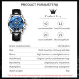 OLEVS Watches for Man 2876 Blue