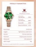 OLEVS 5189 Watch for Women Mesh Strap Fashion Rose Gold Dress Watches