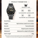 OLEVS Watches for Man 5563 All Black