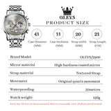 OLEVS Watches for Man 2900 Gray