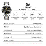 OLEVS Watches for Man 3615 Golden Black