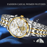 OLEVS Watches for Woman 2897 Golden White