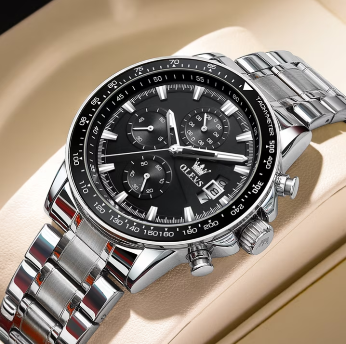 OLEVS Watches for Men TY705 Black