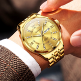 OLEVS Watches for Men 3620 Golden