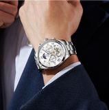 OLEVS Watches for Men 3640 White