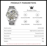 OLEVS Watches for Men 3640 Gray