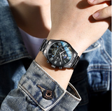 OLEVS Watches for Men 3640 All Black