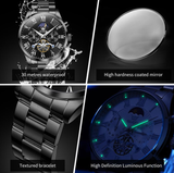 OLEVS Watches for Men 3640 All Black