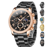 OLEVS Watches for Men 3660 Rose Black