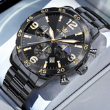OLEVS Watches for Men 3678 All Black