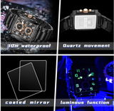 OLEVS Watches for Men 2958 All Black