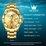 OLEVS Watches for Men 5885 Golden