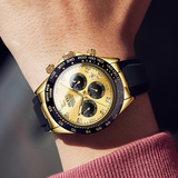 OLEVS Watches for Men 2875 Golden-J