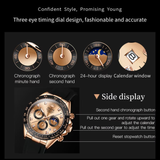 OLEVS Watches for Men 2875 RoseGolden