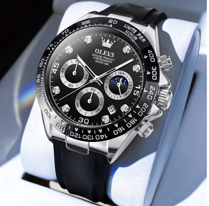 OLEVS Watches for Men 2875 Black