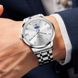OLEVS Watches for Men 3646 White