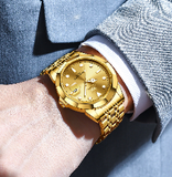 OPK Watches for Men 8170 Golden