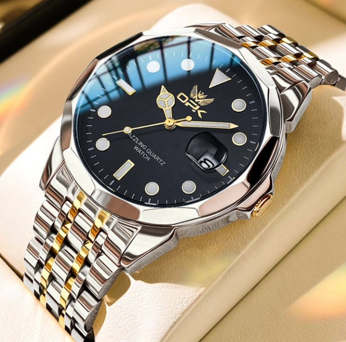 OPK Watches for Men 8170 Golden Black