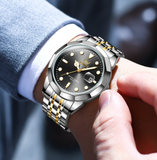 OPK Watches for Men 8170 Golden Black