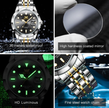 OPK Watches for Men 8170 Golden Black