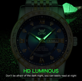 OPK Watches for Men 8174 Golden Blue