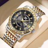 OPK Watches for Men 8174 Golden Black