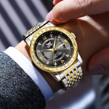 OPK Watches for Men 8174 Golden Black