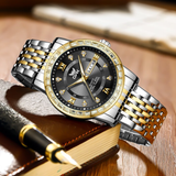 OPK Watches for Men 8174 Golden Black