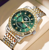 OPK Watches for Men 8174 Golden Green