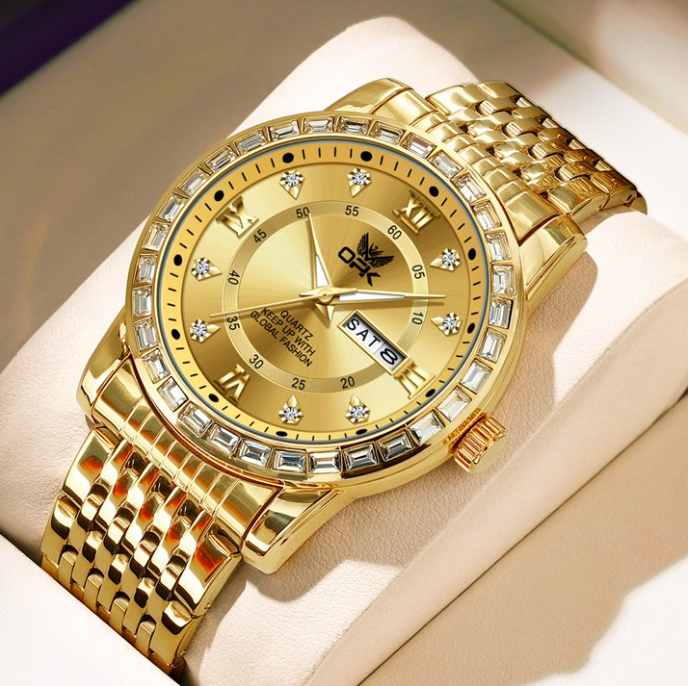 OPK Watches for Men 8174 Golden