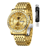 OPK Watches for Men 8174 Golden