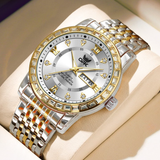 OPK Watches for Men 8174 Golden White