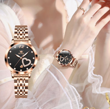 OLEVS Watches for Woman 5189 Rose Black