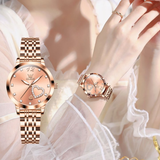 OLEVS Watches for Woman 5189 Rose Pink