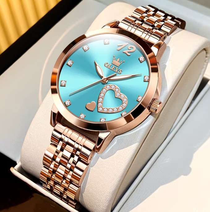 OLEVS Watches for Woman 5189 Rose Blue