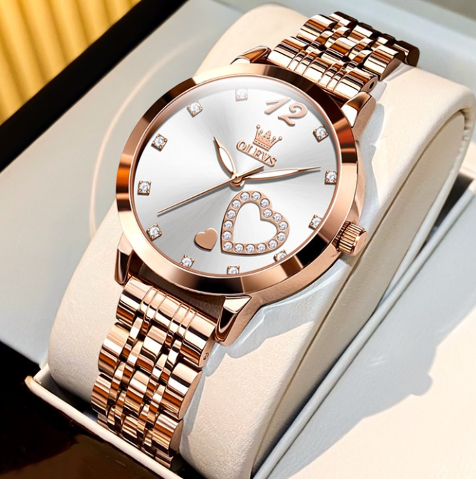 OLEVS Watches for Woman 5189 Rose White