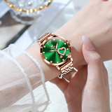 OLEVS Watches for Woman 5189 Rose Green