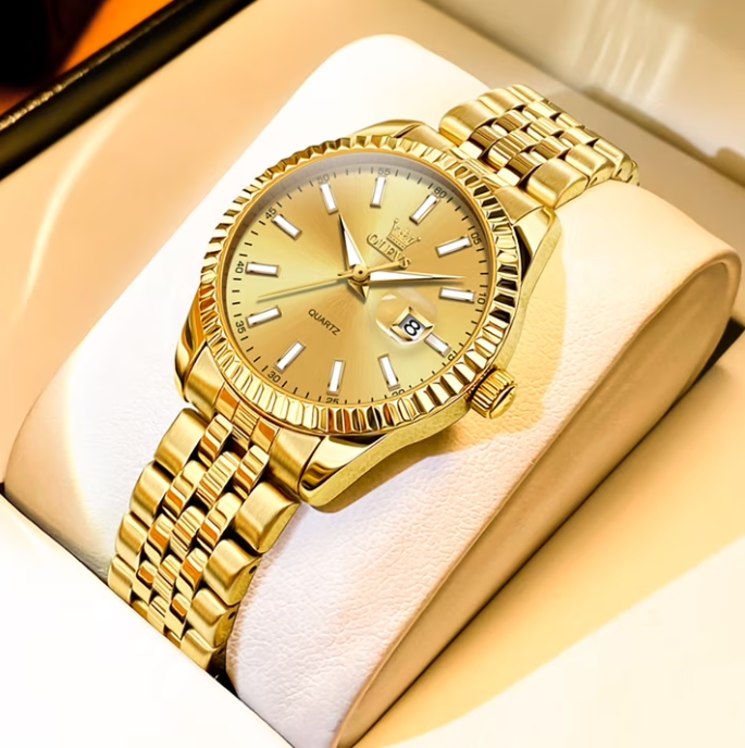 OLEVS Watches for Woman 5593 Golden