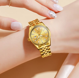 OLEVS Watches for Woman 5593 Golden
