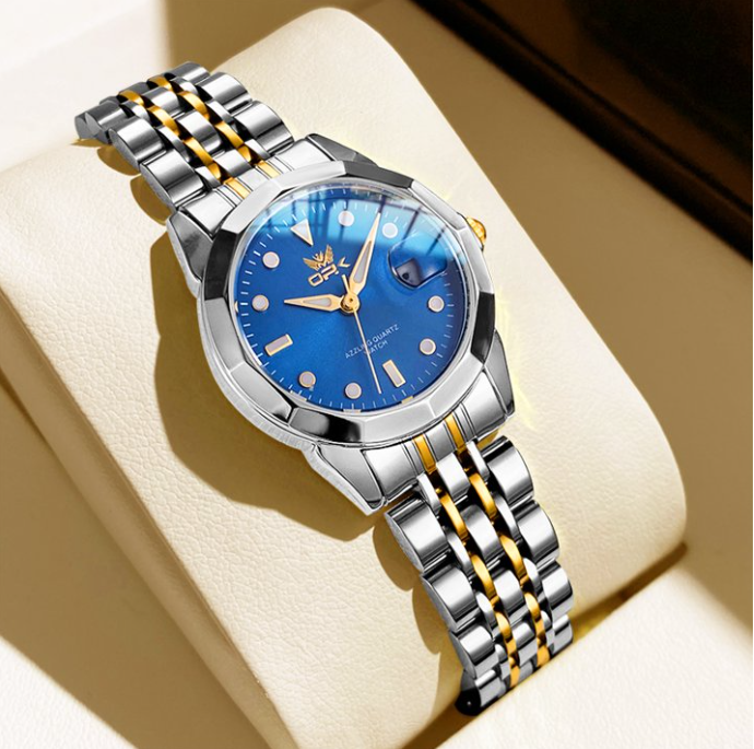 OPK Watches for Woman 8170 Golden Blue