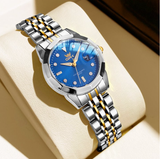 OPK Watches for Woman 8170 Golden Blue