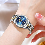 OPK Watches for Woman 8170 Golden Blue