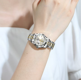 OPK Watches for Woman 8170 Golden White