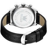 Black Strap-Black Dial Silver Trim