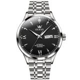 Silver Strap-Black Dial Silver Trim