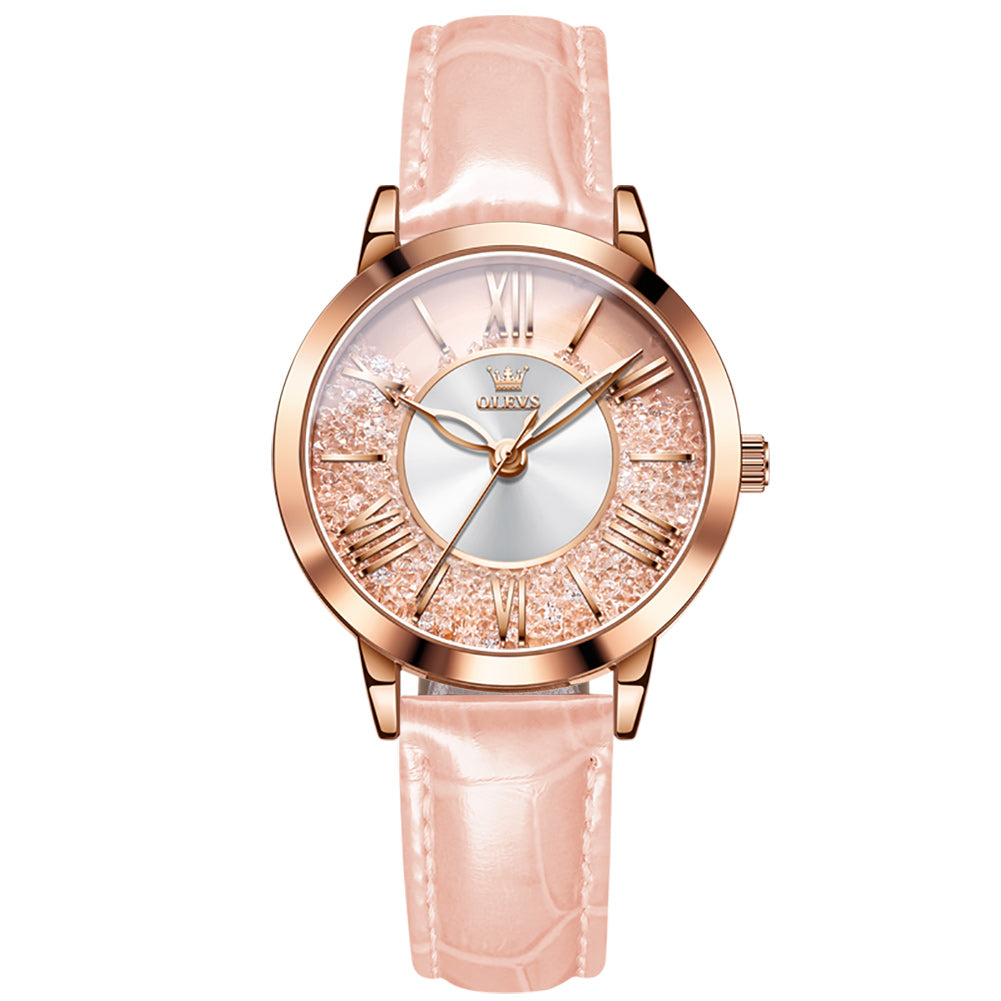 Pink  Strap-Full Rose gold