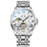 Silver Strap-White Dial Silver Trim