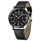 Black Strap-Black Dial Silver Trim