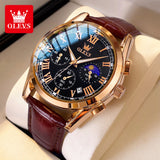 OLEVS Watches for Man 2871  Rose Black