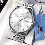 Silver Strap-White Dial Silver Trim